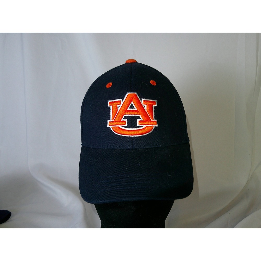 Auburn Tigers Youth Hat Top of the World Navy Blue Orange Stretch Fit Cap